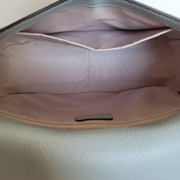 KATE SPADE Hudson Medium Pebbled Leather Flap Convertible Shoulder Bag- Ocean B⭐ - Picture 14 of 16